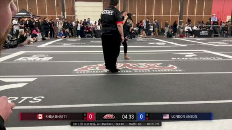 London Anson vs Rhea Bhatti 2026 ADCC Portland Open
