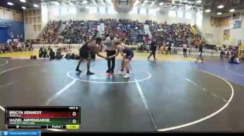 132 lbs Cons. Round 1 - Bricyn Kennedy, Wakulla vs Haziel Armendarise, Fearless Wrestling