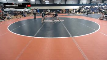 157 lbs Semifinal - Freddy Pimental, Johns Hopkins vs Clay Gainer, Messiah