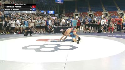 138 lbs Champ. Rd Of 128 - Maximus Pearch, Illinois vs Maddox Hazard, California