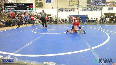 73 lbs Quarterfinal - Channing Anno, Locust Grove Youth Wrestling vs Kacy Purmal, Tiger Trained Wrestling