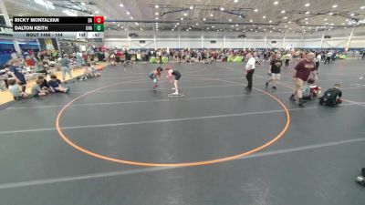 144 lbs Quarterfinal - Dalton Keith, Unattached vs Ricky Montalvan, Doral Academy