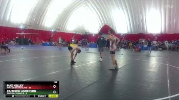 132 lbs Round 1 (6 Team) - Cameron Anderson, Canton C-Hawks B vs Max Kelley, Iowa Grant/Highland