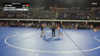Round 1 - Lily Jones, La Crosse Area Wrestling (law) vs Shelby Wourms, DGF