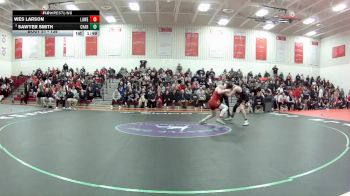 138 lbs Quarterfinal - Sawyer Smith, Chardon vs Wes Larson, Lutheran West