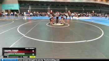 120 lbs Cons. Round 1 - Shaherrah Muhammad, Fernley vs Yahaira Torres, Central Valley (Ceres)