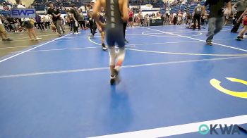 52 lbs Quarterfinal - Joshua Roche, Newcastle Youth Wrestling vs Ronnie Leyba, Team Tulsa Wrestling Club