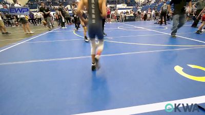 52 lbs Quarterfinal - Joshua Roche, Newcastle Youth Wrestling vs Ronnie Leyba, Team Tulsa Wrestling Club