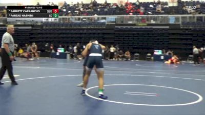 184 lbs Cons. Semi - Barrett Carrancho, Santa Rosa Junior College vs Farzad Hashimi, Cerritos College