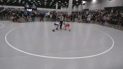 67 lbs Cons. Rd Of 16 - Finley Johnson, Iowa vs Camden Beach, Young Guns Wrestling Club