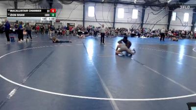 Elite 174 lbs Cons. Round 1 - Zion Shaw, Cornell College vs MacAllistair Chamber, Quincy