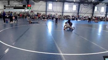 Elite 174 lbs Cons. Round 1 - Zion Shaw, Cornell College vs MacAllistair Chamber, Quincy