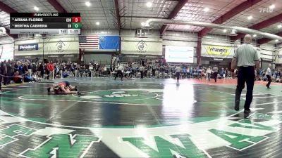 105 lbs Semifinal - Bertha Cabrera, SLAM! Nevada vs Aitana Flores, Coronado