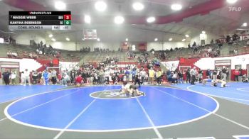 115 lbs Cons. Round 5 - Maggie Webb, Blue River Valley vs Kanyha Robinson, Evansville Central