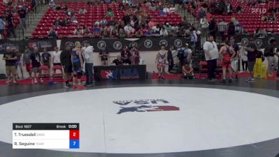 60 kg Cons 32 #1 - Trayson Truesdell, Oregon vs Rider Seguine, Team Idaho Wrestling Club