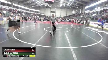 124 lbs Cons. Round 6 - Zaine Campbell, Athens Area Hs vs Jacob Horn, Bellefonte Area Hs