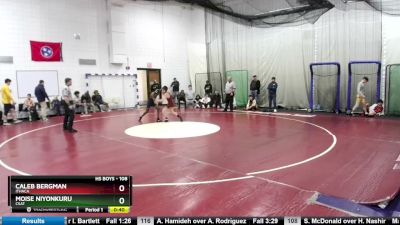 108 lbs Cons. Round 3 - Moise Niyonkuru, CSAT vs Caleb Bergman, Ithaca