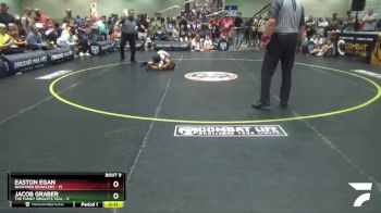 60 lbs Finals (8 Team) - Easton Egan, Backyard Brawlers vs Jacob Graber, The Funky Singlets Teal