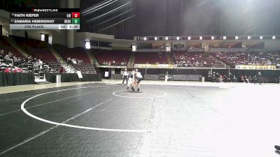 180 lbs 5th Place - Faith Kiefer, Liberty vs Zamaria Hemingway, Grand Valley State