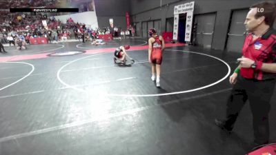 135 lbs Cons. Round 1 - Arianna Hollis, Princeton Wrestling Club vs Brooke Johnson, Wrestling Factory