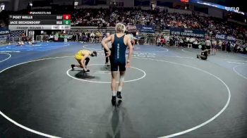 D 1 138 lbs Champ. Round 1 - Poet Wells, Southside vs Jace Beckendorf, Walker