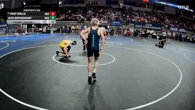 D 1 138 lbs Champ. Round 1 - Poet Wells, Southside vs Jace Beckendorf, Walker