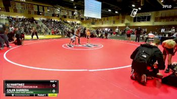 71 lbs Quarterfinal - Aj Martinez, Temecula Valley Wrestling Club vs Caleb Barrera, Central Coast Most Wanted