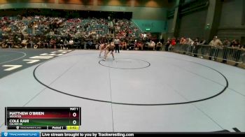 120 lbs Cons. Round 3 - Cole Rahi, Culver HS vs Matthew O`Brien, Wooster