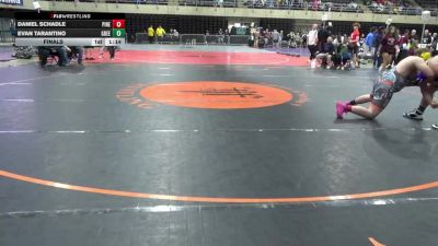 220 lbs Final - Daniel Schadle, Pine Grove vs Evan Tarantino, Greentown