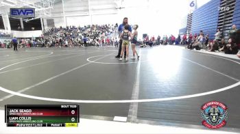 76 lbs Semifinal - Jack Seago, Open Mats Wrestling Club vs Liam Collis, Open Mats Wrestling Club