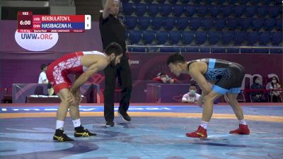 65 kg Quarterfinal - Ilyas BEKBULATOV, UZB vs Hasibagena HASIBAGENA, CHN