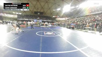 Boys 2A 138 lbs Quarterfinal - Dayton Heymann, North Kitsap vs Gavin Carnahan, Deer Park
