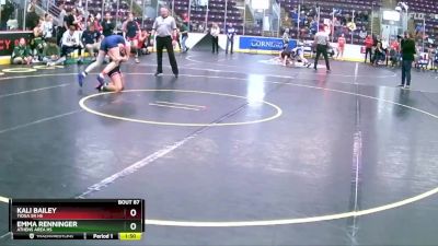 120 lbs Semifinal - Kali Bailey, Tioga Sr HS vs Emma Renninger, Athens Area HS