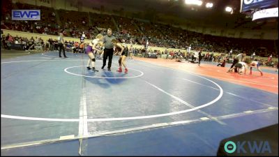 126 lbs Round Of 16 - Lynly Flud, Hilldale Youth Wrestling Club vs Carissa Prock, Vian Wrestling Club