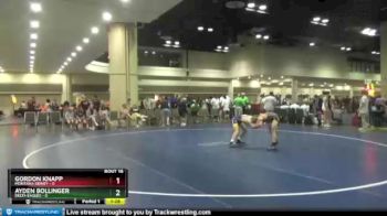 106 lbs Round 4 (10 Team) - Gordon Knapp, Montana Sidney vs Ayden Bollinger, Delta Eagles