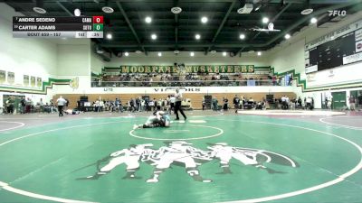 157 lbs 7th Place Match - Carter Adams, South Torrance vs Andre Sedeno, Camarillo