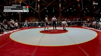 157 lbs Quarters & 1st Wb (16 Team) - Luke Clay, Rockmart vs Sawyer Bartlett, Morgan County