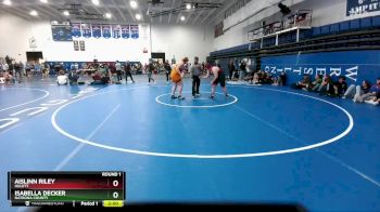 Round 1 - Isabella Decker, Natrona County vs Aislinn Riley, Hulett