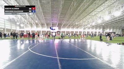 120 lbs Round 1 - Kaelyn Alleman, Sanderson Wrestling Academy vs Mercedez Blackham, Sanpete Wrestling Club