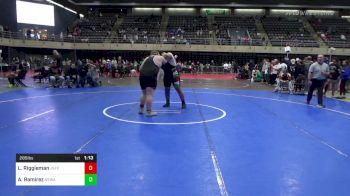 285 lbs Semifinal - Lane Riggleman, Jefferson vs Angel Ramirez, Newark