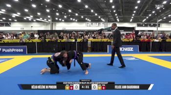 Felice Ann Baughman vs Kélig Hélène M Pinson 2025 World Master IBJJF Jiu-Jitsu Championship