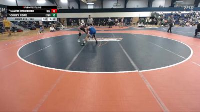 133 lbs Cons. Semi - Corey Cope, Elizabethtown vs Calvin Wiedemer, Washington And Lee