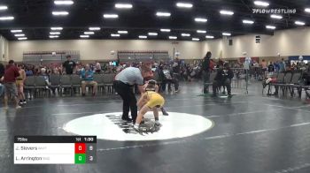 75 lbs Consolation - James Sievers, Whitted Trained Grey (TX) vs Landon Arrington, Silent Victory (PA)
