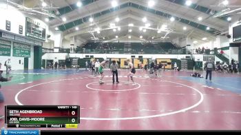 140 lbs Cons. Round 2 - Joel Davis-Moore, Les Bois vs Seth Agenbroad, Vallivue