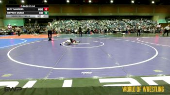 43 lbs Quarterfinal - Trey Sanders, Mat Assassins vs Jeffrey Muniz, Red Star Wrestling Academy