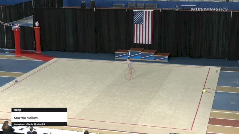 Martha Valkov - Hoop - 2021 Rhythmic Elite Qualifier