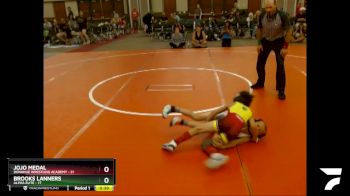 60 lbs Finals (8 Team) - Jojo Medal, Donahue Wrestling Academy vs Brooks Lanners, Alpha Elite