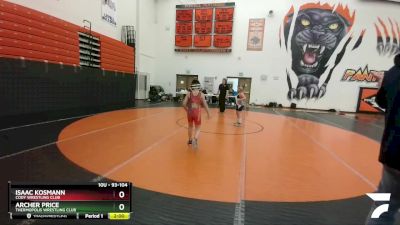 93-104 lbs Round 3 - Isaac Kosmann, Cody Wrestling Club vs Archer Price, Thermopolis Wrestling Club