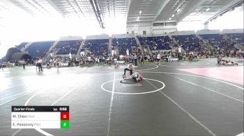 100 lbs Quarterfinal - Micah Chea, Powerline Wrestling vs Elijah Passovoy, Pride WC