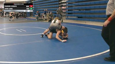 133 lbs Consy 1 - Parker Joseph, Mars vs Jake Lang, Penn-Trafford